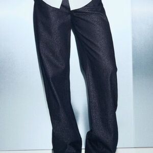 NEW WITH TAGS -  Mango Shiny Sparkling Straight Jeans